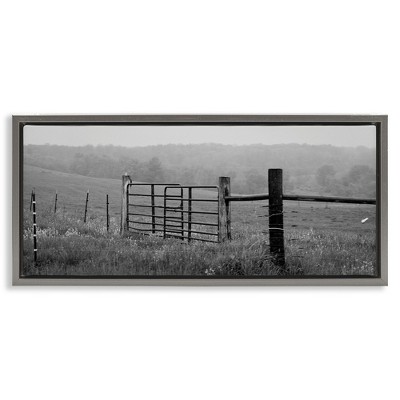 Stupell Industries Countryside Farmland Front Gate, 31" x 14"