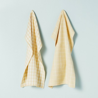 2ct Kitchen Towel Set Ivory/Cream - Hearth & Hand™ with Magnolia
