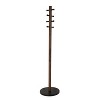 Umbra Wood Pillar Coat Rack Black/Walnut: 8-Hook, Freestanding, Easy Assembly, 66" Tall - 2 of 4