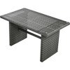 CAVINAS Front Porch Furniture, All-Weather Rattan Outdoor Sofa Set Tempered Glass Tabletop Outdoor Dining for Garden - 4 of 4