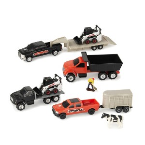 Tomy 1/64 Bobcat 5 Piece Construction & Farming Sets 37907-Set - 1 of 4