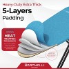 Bartnelli Wooden Top Ironing Board, 5-Layer Steam-Reflecting Cover, Adjustable Height, 46x16” - 3 of 4