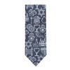 Jacob Alexander Happy Hanukkah Jewish Symbols Extra Long Necktie - 2 of 4
