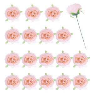 Unique Bargains Artificial Silk Real Touch Durable Artificial Flowers 25 Pc - 1 of 4