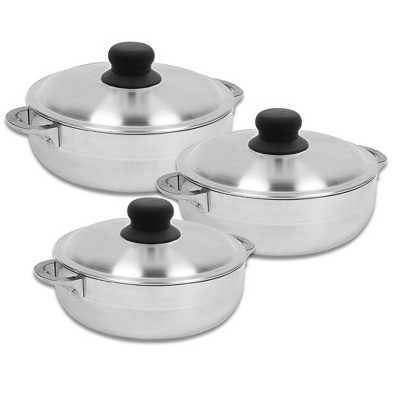 IMUSA Caldero 3-pc. Cookware Set, 30 cm. 24 cm. and 18 cm