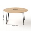 Airsurfer American minimalist modern small apartment coffee table ins Internet celebrity home living room sofa designer round bedroom coffee table - 3 of 4