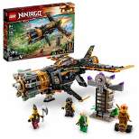 LEGO NINJAGO Legacy Boulder Blaster; Airplane Toy Featuring Collectible Figurines 71736