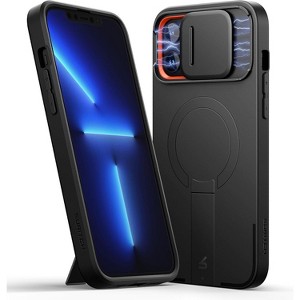 SURITCH for iPhone 13 Pro Max/12 Pro Max Case with Magnetic Camera Slide Cover and Adjustable Kickstand, Shockproof Bumper Cover 6.7 Inch - 1 of 1