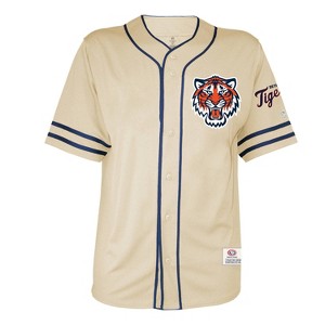MLB Detroit Tigers Men's Vintage Button Down Jersey - XXL : Target