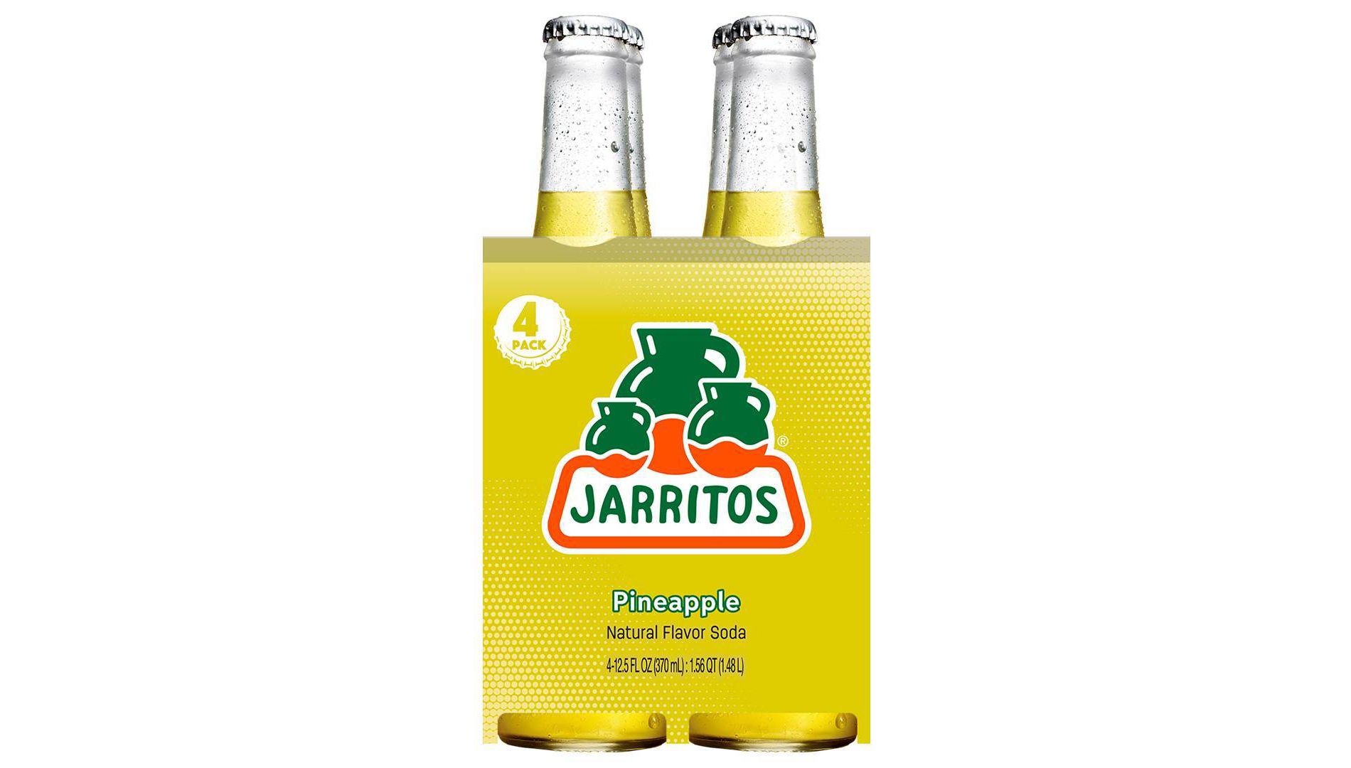 Jarritos Pineapple Natural Flavor Soda - 50 fl oz/4ct