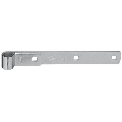 National Hardware 10 in. L Zinc-Plated Hinge Strap 1 pk