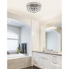Elegant Lighting Primo 6 light Chrome Flush Mount Clear Royal Cut Crystal - 2 of 4