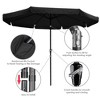 Yescom 10ft Special Valance UV 30+ Metal Outdoor Patio Umbrella with Crank Tilt for Table Garden Deck Market Yard Black - 4 of 4