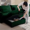 CENGHU Corduroy Fabric Ottoman Footrest to Combine with 2/3/4 Seater Sofa, Bedroom End Bench, Ottoman Entryway Footstool, Ottoman Bench with Storage - 2 of 4
