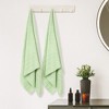 Unique Bargains 100% Cotton Lightweight Highly Absorbent Bath Towels for Bathroom 2 Pcs - 4 of 4