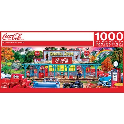 MasterPieces - Licensed Panoramic - Coca-Cola Stop-n-Sip 1000 Piece Puzzle