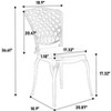 Sapphtopaz Outdoor Patio Furniture Bistro Set Patio Aluminum Hollow Design Bar Lounge Table and Chairs Set for Small Garden, Outdoor, Terrace - 3 of 4