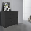Okak Modern Storage Cabinet Dresser With 3 Drawers & 2 Doors,Sideboard Buffet Cabinet with Adjustable Shelf for Living Room,Diningroom,Kitchen - 4 of 4