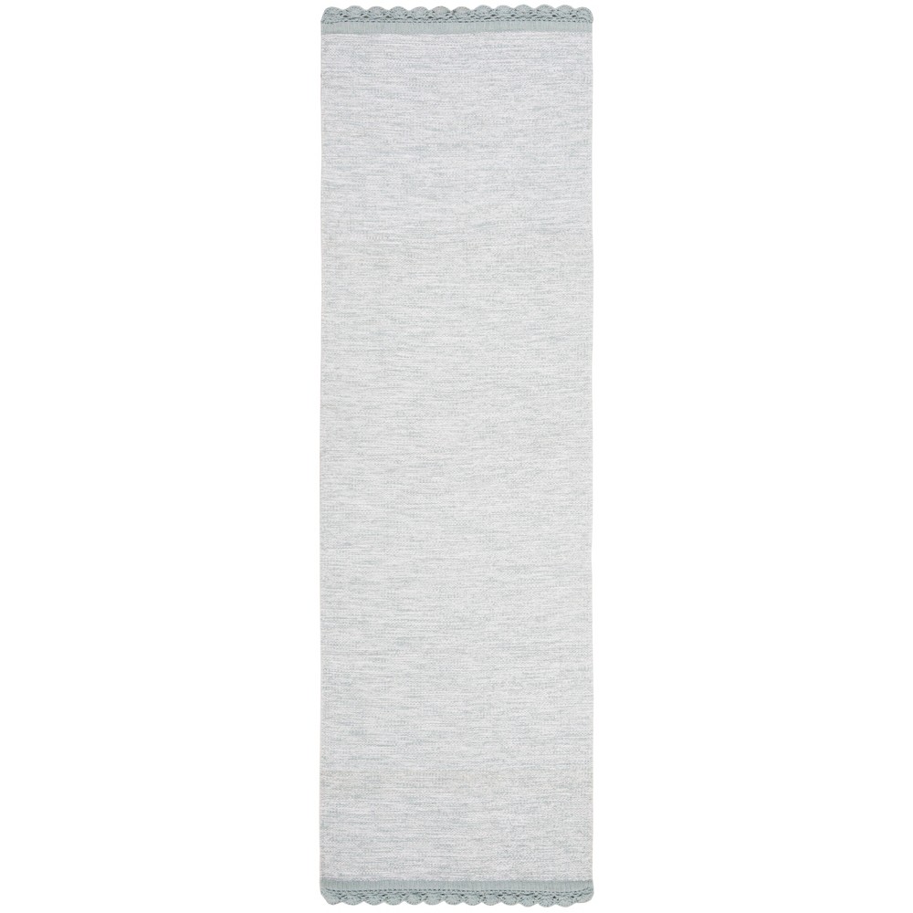  Runner Spacedye Design Woven Light Blue