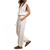 Women's Athleisure French Terry Loose Jogger Jumpsuit - Listicle - 4 of 4