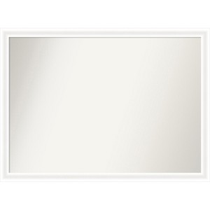 Amanti Art Oliver Narrow Non-Beveled Wood Framed Bathroom Vanity Wall Mirror - 1 of 4