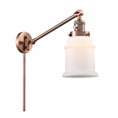 Canton - 1 Light Swing Arm Wall Sconce In Industrial Style-25 Inches Tall and 8 Inches Wide