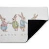 Stupell Industries Minimal Happy Easter Bunnies Printed Outdoor Door Mat, design by Leah Straatsma, 18"x30" - 2 of 4