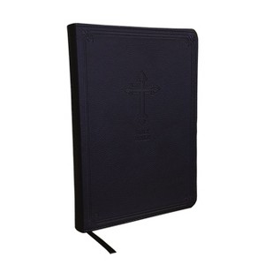 Kjv, Value Thinline Bible, Large Print, Leathersoft, Black, Red Letter Edition, Comfort Print - by  Thomas Nelson (Leather Bound) - 1 of 1