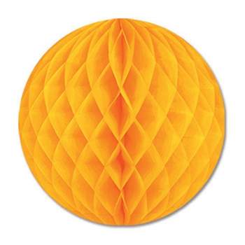 Beistle 12" Tissue Ball Golden-Yellow 4/Pack 55612-GY