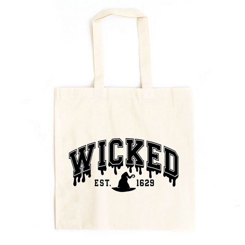 City Creek Prints Wicked 1629 Canvas Tote Bag - 15x16 - Natural, 1 of 3
