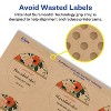 Avery Kraft Brown Round Labels with Sure Feed, 1.5" diameter - 4 of 4