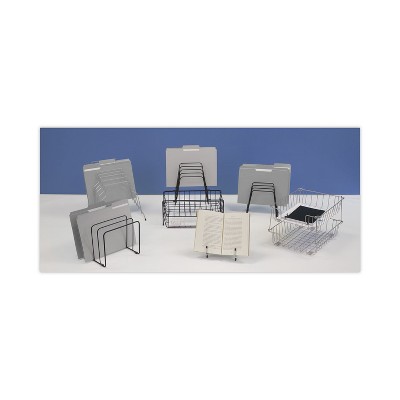 Silver Steel Wire 8-Compartment Document Sorter