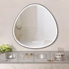 PAGED Stylish Bathroom Mirror, LED Vanity Mirror, Dimmable Anti-Fog Makeup Mirror with Gunmetal Gray Frame for Bathroom - 4 of 4