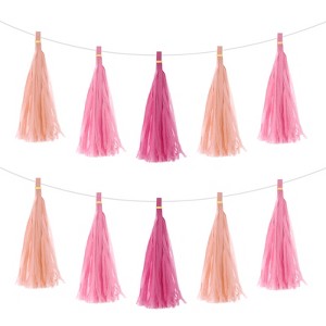 Unique Bargains Garland DIY Decoration Tassel Garland Banner 30 Pcs - 1 of 4