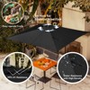 HYLEORY Beeram 96" x 96" Cantilever Umbrella with Counterweight - 3 of 4