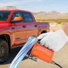 VEVOR Fuel Transfer Pump, 12V DC 8 GPM 1/6 HP, Portable Electric Diesel Transfer Pump with Auto Shut-Off Fuel Nozzle, Long Inlet & Outlet Hose, Orange - 2 of 4