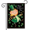 Briarwood Lane Lucky Gold Leprechaun St Patricks Day Garden Flag - 12.5" x 18" - Irish Garden Flag - Celtic Garden Flag - Saint Patricks Day Garden Fl - image 2 of 4