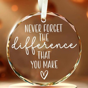 Thank You Gifts for Women Men - Never Forget The Difference That You Make for Coworkers, Retirement Farewell Going Away for Women Men - 1 of 4