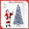 Costway 6/7/8/9 FT Artificial Christmas Tree, with 270/340/420/520 Warm White LED Lights 8 Lighting Modes - 3 of 4