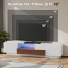Belord Modern LED TV Stand with Storage Cabinets, Entertainment Center for Living Room - 4 of 4