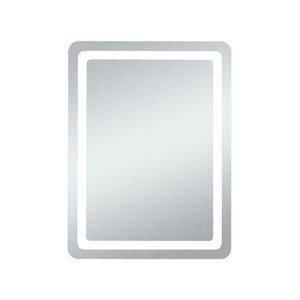 Elegant Lighting Genesis 30in x 40in soft edge LED mirror - 1 of 4