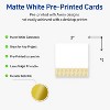 Avery Square Business Cards, Gold Lace Trim Pattern, 2" x 2" - 2 of 4