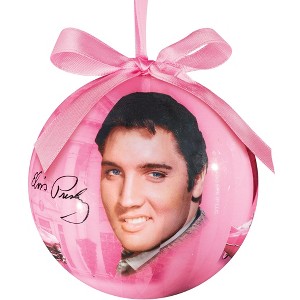 Collections Etc Elvis Pink Ball Christmas Ornament with Gift Box - 1 of 3