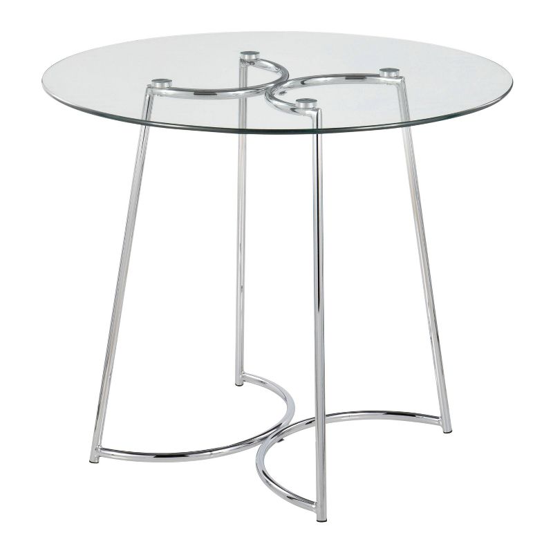 35" Cece Tempered Dining Table - LumiSource, 4 of 10