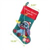 WondaPop Stitch Santa Hat Applique Christmas Stocking - 3 of 4