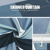 LunaLulinlk Geometric Shower Curtain with Hooks - 4 of 4