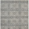 Ivory Taupe and Gray Oriental Power Loom Area Rug With Fringe - 4 of 4