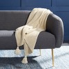 Mari Throw Blanket - THR235 - Beige/Gold - 50" x 60" - Safavieh - 2 of 4