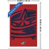 Trends International NHL Columbus Blue Jackets - Logo 25 Framed Wall Poster Prints - 3 of 4