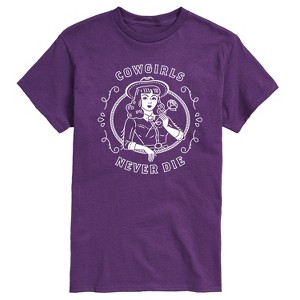 Men's - Country Casuals - Cowgirls Never Die Short Sleeve Graphic T-Shirt - 1 of 4